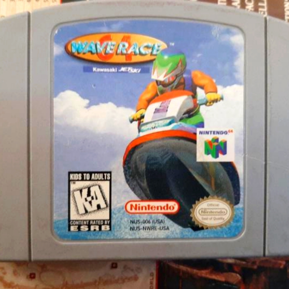 Nintendo Wave Race 64 Game Cartridge - Gray